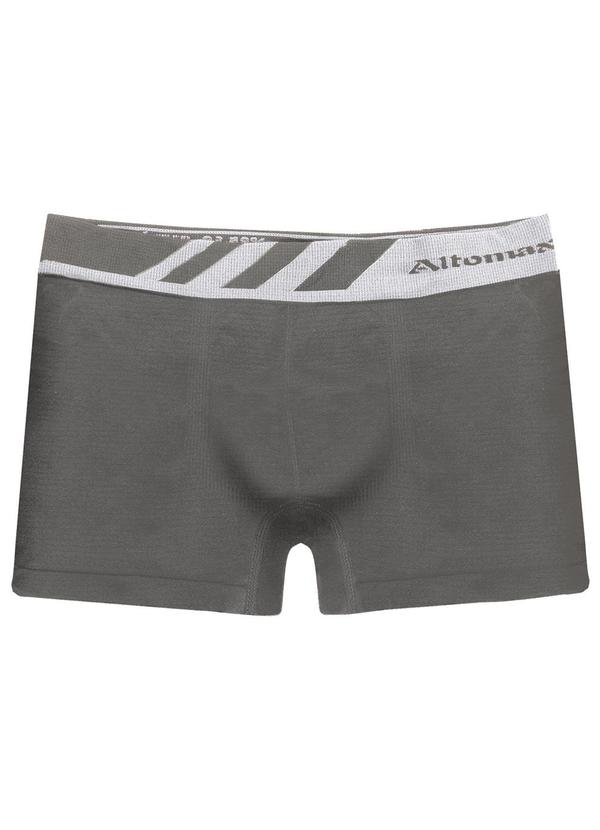 Rovitex - Cueca Boxer Lisa Microfibra Altomax Cinza