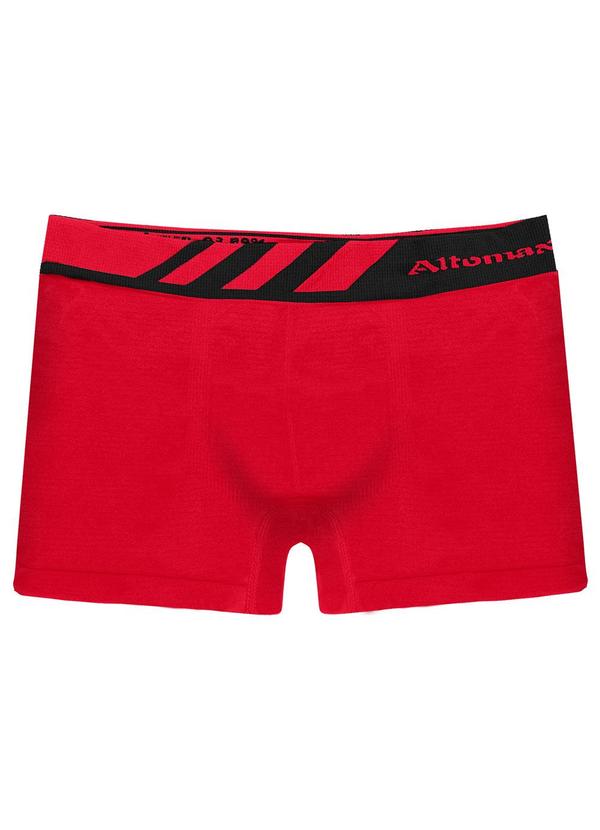 Rovitex - Cueca Boxer Lisa Microfibra Altomax Vermelho
