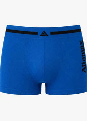 Rovitex - Cueca Boxer Lisa Microfibra Azul - ROVITEX