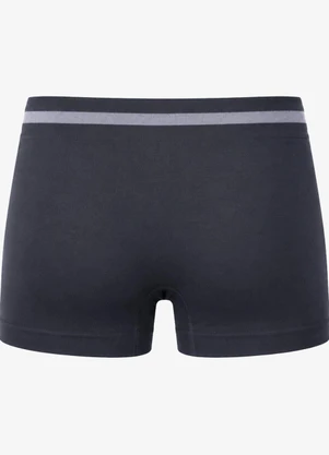 Rovitex - Cueca Boxer Lisa Microfibra Azul - ROVITEX