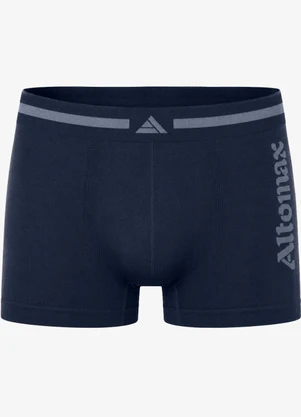 Rovitex - Cueca Boxer Lisa Microfibra Azul - ROVITEX