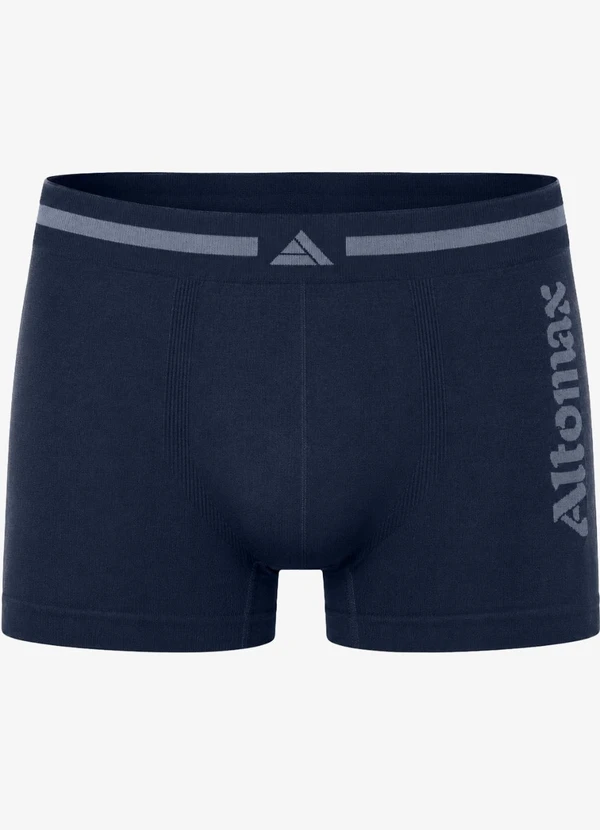 Rovitex - Cueca Boxer Lisa Microfibra Azul