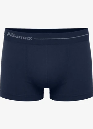 Rovitex - Cueca Boxer Lisa Microfibra Azul - ROVITEX