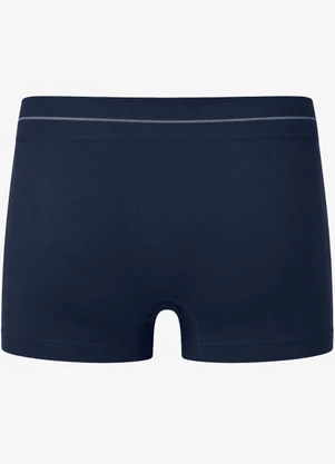 Rovitex - Cueca Boxer Lisa Microfibra Azul - ROVITEX