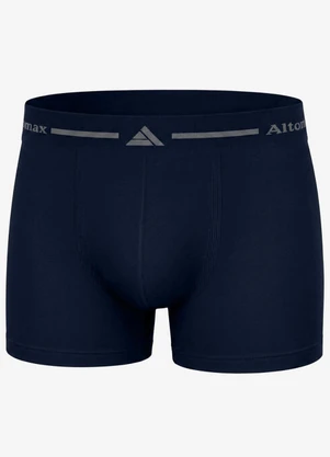 Rovitex - Cueca Boxer Lisa Microfibra Azul - ROVITEX