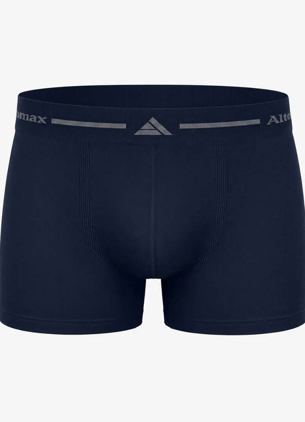 Rovitex - Cueca Boxer Lisa Microfibra Azul