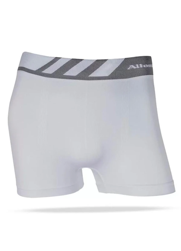 Rovitex - Cueca Boxer Lisa Microfibra Branco