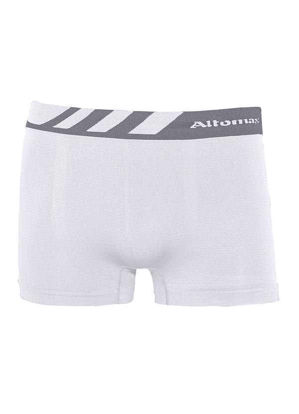 Rovitex - Cueca Boxer Lisa Microfibra Branco