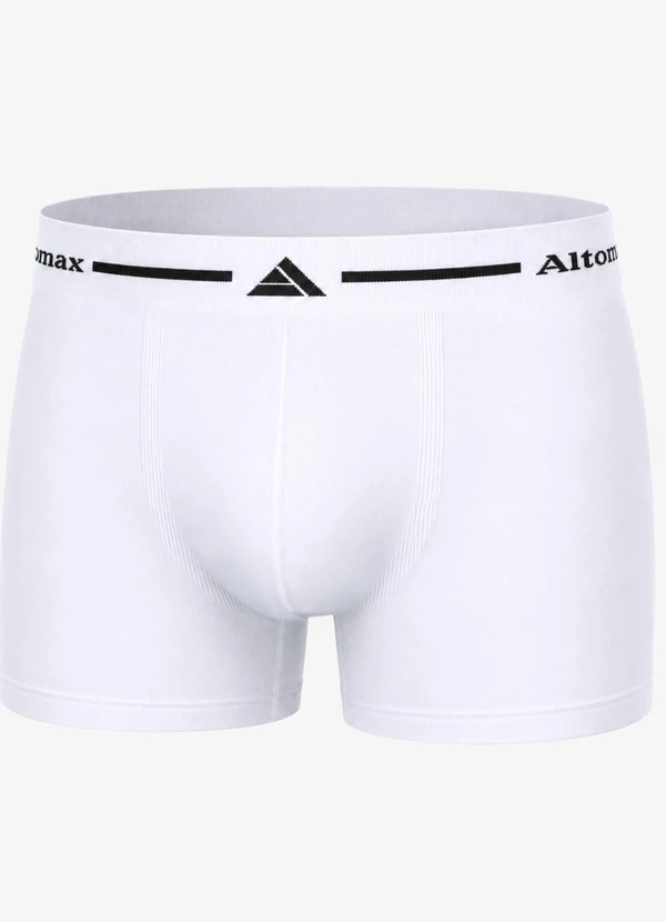 Rovitex - Cueca Boxer Lisa Microfibra Branco