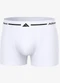 Rovitex - Cueca Boxer Lisa Microfibra Cinza - variação: Branco