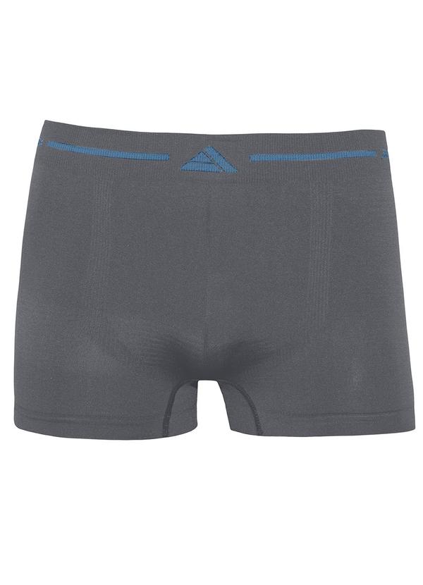 Rovitex - Cueca Boxer Lisa Microfibra Cinza