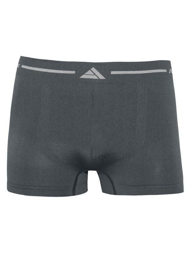 Rovitex - Cueca Boxer Lisa Microfibra Cinza