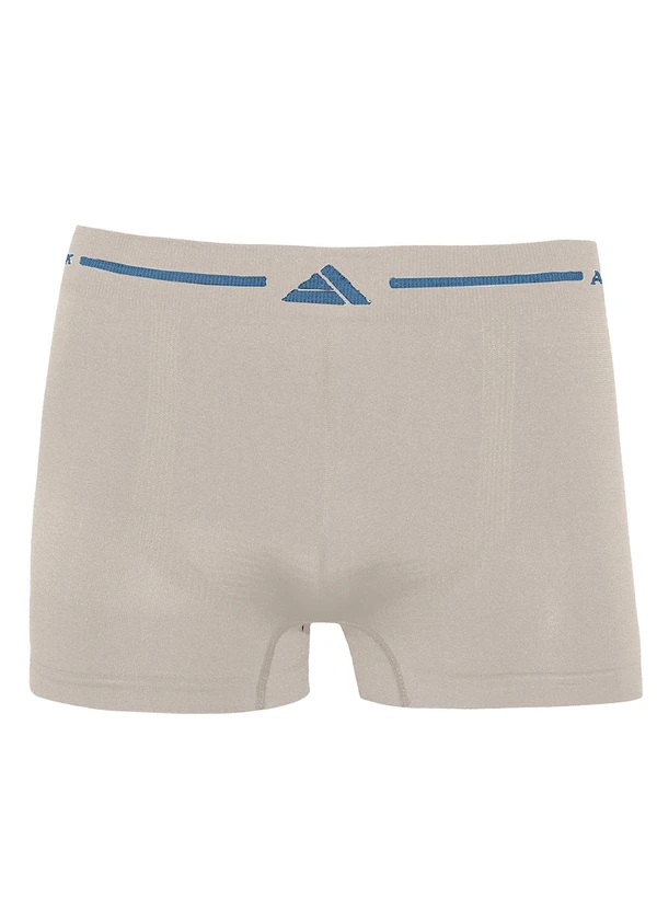 Rovitex - Cueca Boxer Lisa Microfibra Cinza