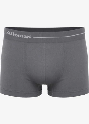 Rovitex - Cueca Boxer Lisa Microfibra Cinza - ROVITEX