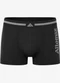Rovitex - Cueca Boxer Lisa Microfibra Azul - variação: Preto