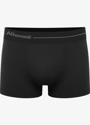 Rovitex - Cueca Boxer Lisa Microfibra Preto - ROVITEX