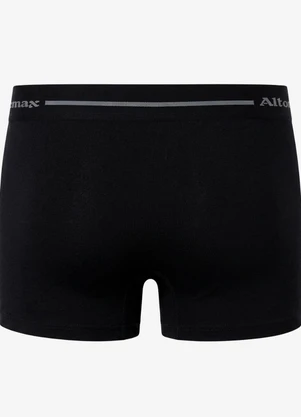Rovitex - Cueca Boxer Lisa Microfibra Preto - ROVITEX