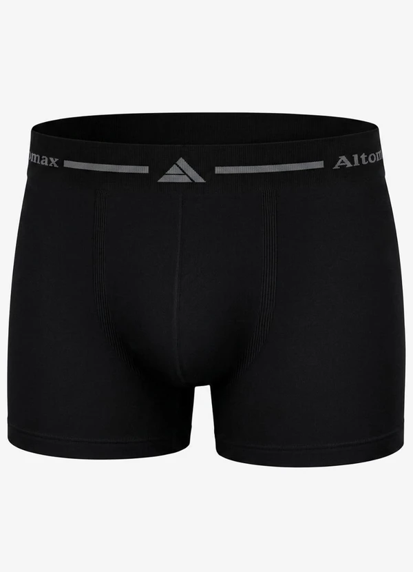 Rovitex - Cueca Boxer Lisa Microfibra Preto