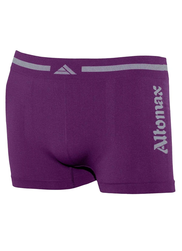 Rovitex - Cueca Boxer Lisa Microfibra Roxo 2