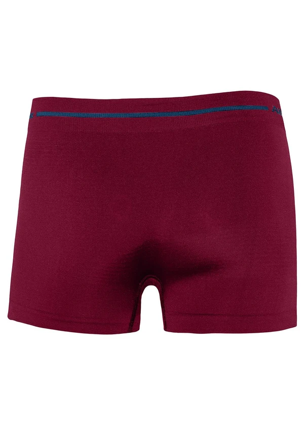 Rovitex - Cueca Boxer Lisa Microfibra Vermelho 3