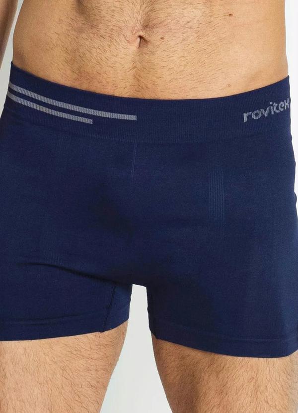 Rovitex - Cueca Boxer Microfibra  Azul