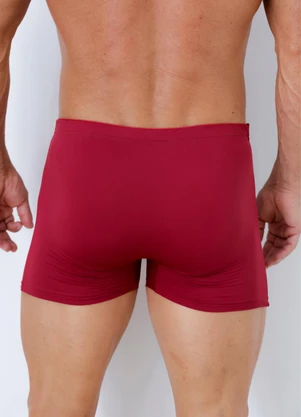 Dukali - Cueca Elástico Tombado Poliamida Vermelho - DUKALI