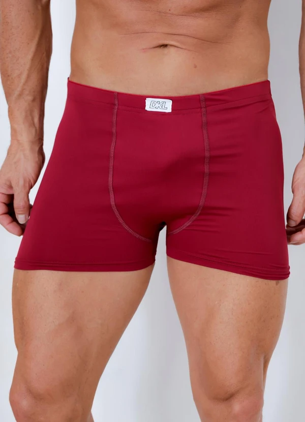 Dukali - Cueca Elástico Tombado Poliamida Vermelho