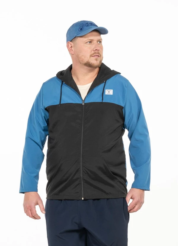 Cobertura - Corta Vento Plus Size Azul