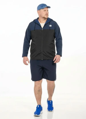 Cobertura - Corta Vento Plus Size Azul - COBERTURA