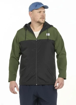 Cobertura - Corta Vento Plus Size Verde - COBERTURA
