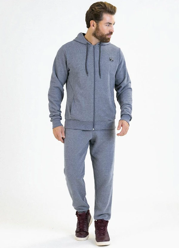 Soft Bonni - Jaqueta Adulto em Moletinho Cinza 2