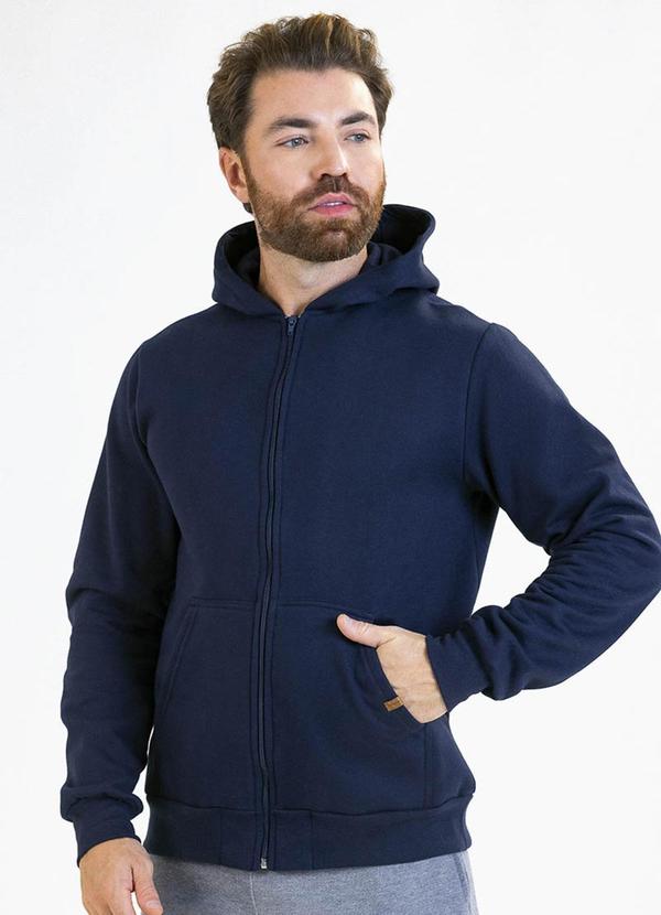 Soft Bonni - Jaqueta Adulto em Moletom Azul