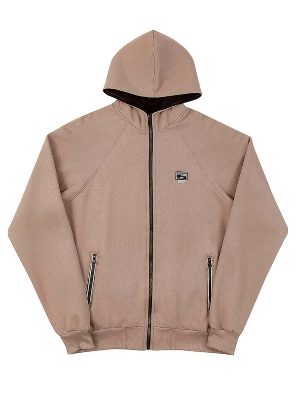 Soft Bonni - Jaqueta Adulto em Moletom Bege 2