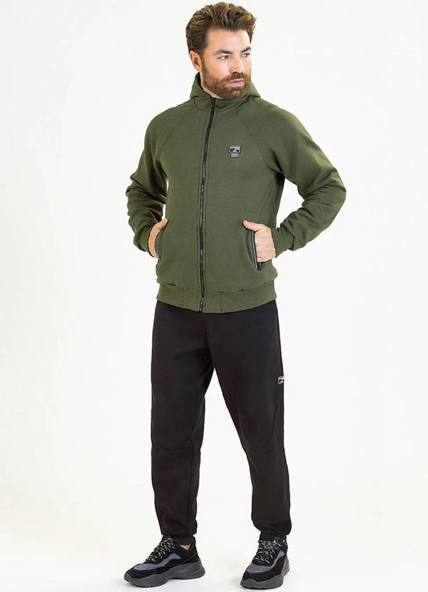 Soft Bonni - Jaqueta Adulto em Moletom Verde 2