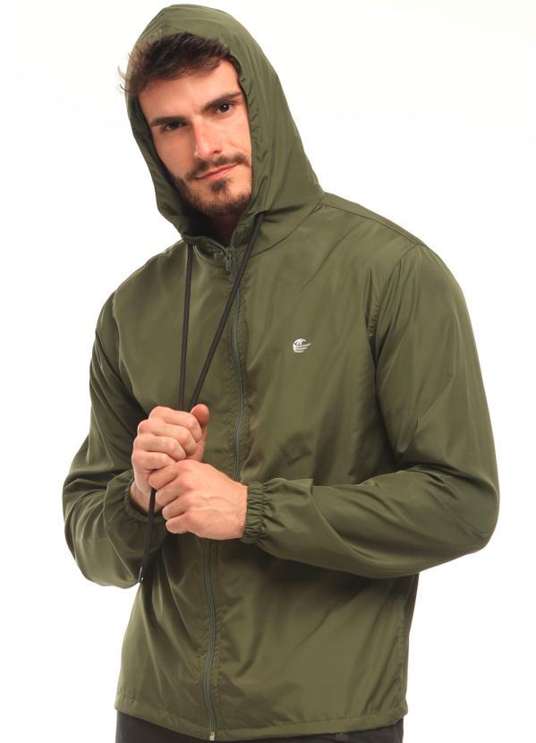 Svk Confort Jaqueta Corta Vento c/ Capuz Verde Militar