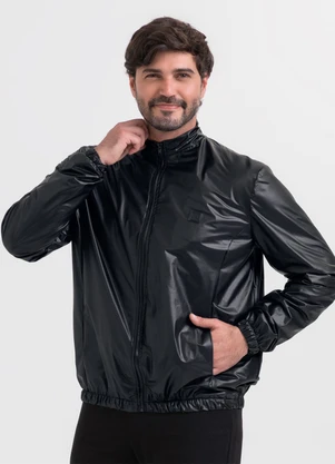 Exco - Jaqueta Corta-Vento Preto - EXCO