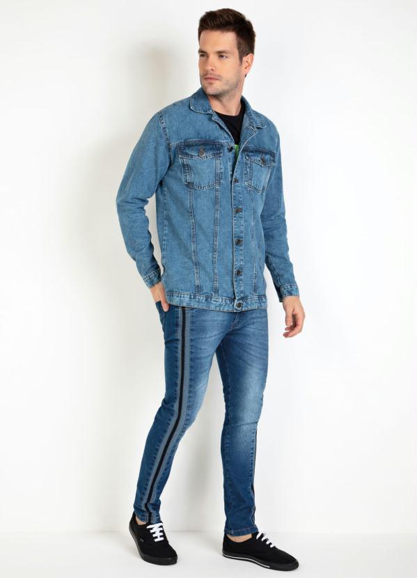 Actual - Jaqueta Jeans Estampa Costas 3
