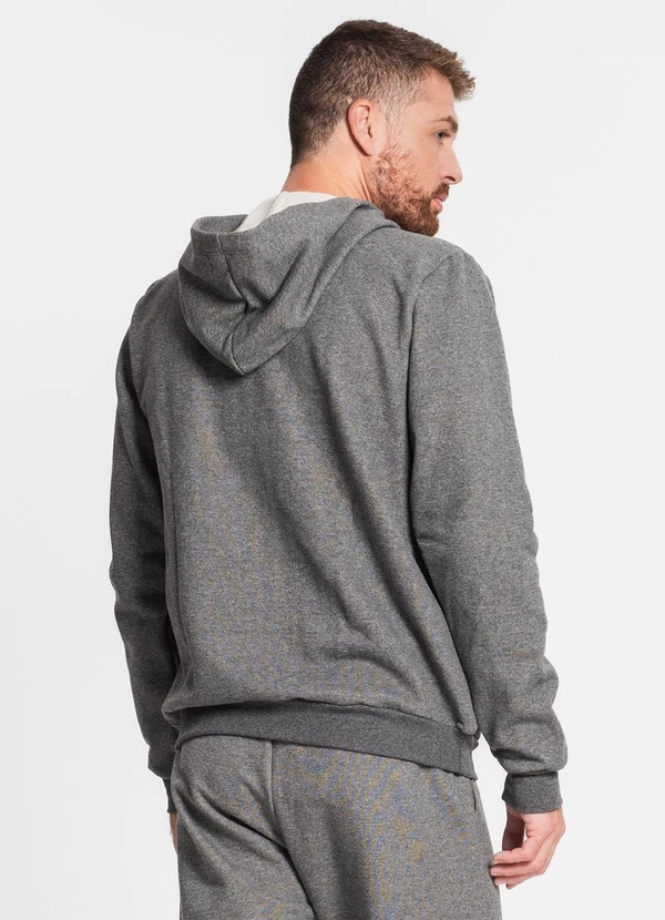 Diametro - Jaqueta Masculina com Capuz Cinza 2