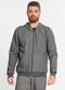 Diametro - Jaqueta Masculina com Capuz Cinza - variação: Cinza