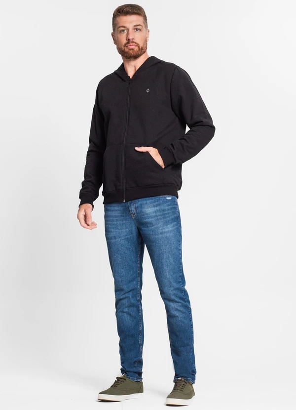 Diametro - Jaqueta Masculina com Capuz Preto 3