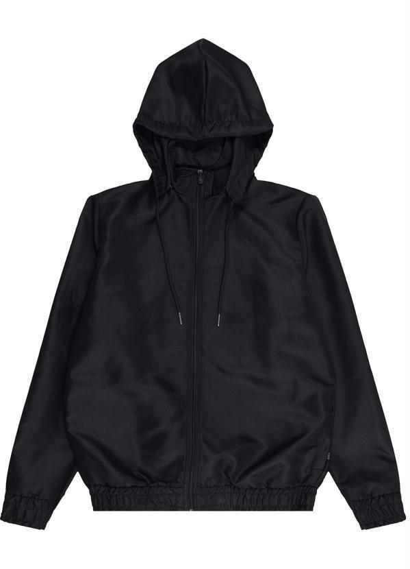 Exco - Jaqueta Masculina com Capuz Removível Preto
