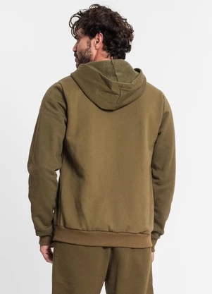 Diametro - Jaqueta Masculina com Capuz Verde - DIAMETRO