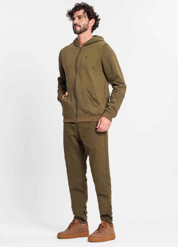 Diametro - Jaqueta Masculina com Capuz Verde 3