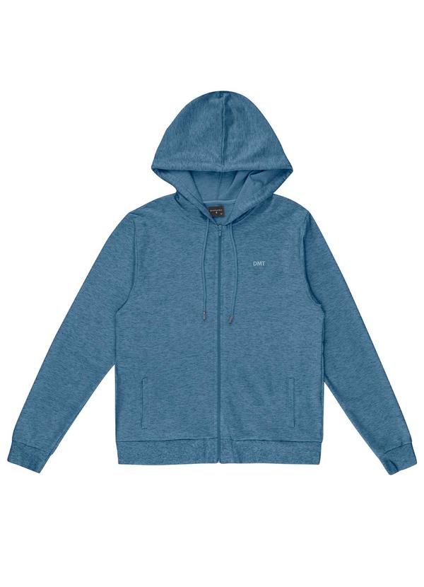 Diametro - Jaqueta Masculina de Moletom Azul