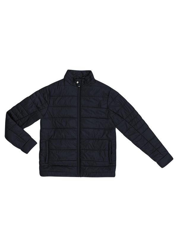 Diametro - Jaqueta Masculina em Microfibra Preto