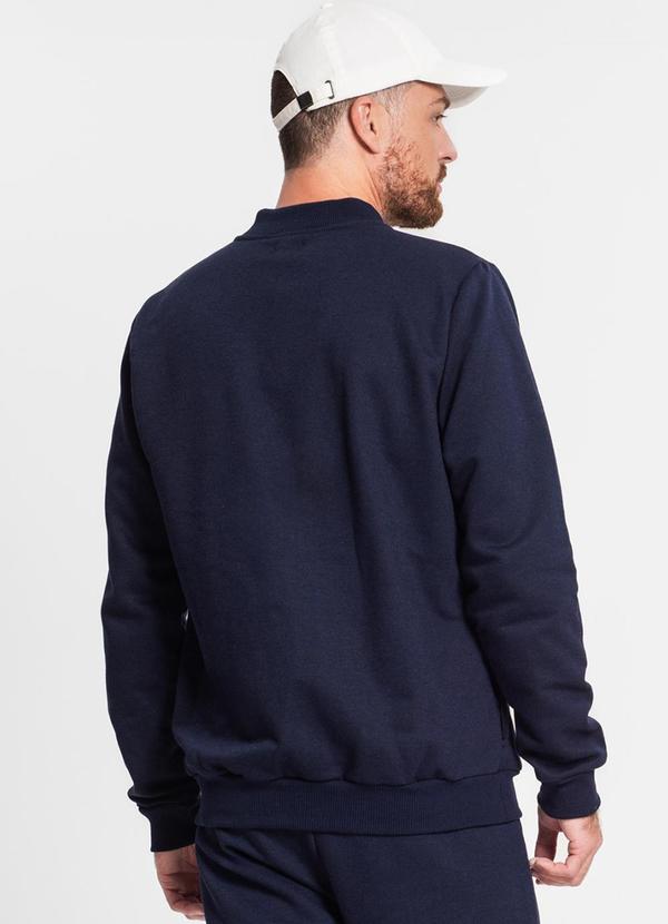 Diametro - Jaqueta Masculina em Moletom Azul 2