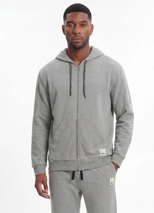 The Philippines - Jaqueta Masculina em Moletom Cinza - THE PHILIPPINES