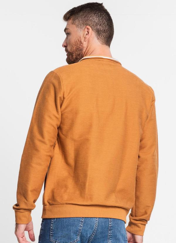 Diametro - Jaqueta Masculina em Moletom Marrom 2