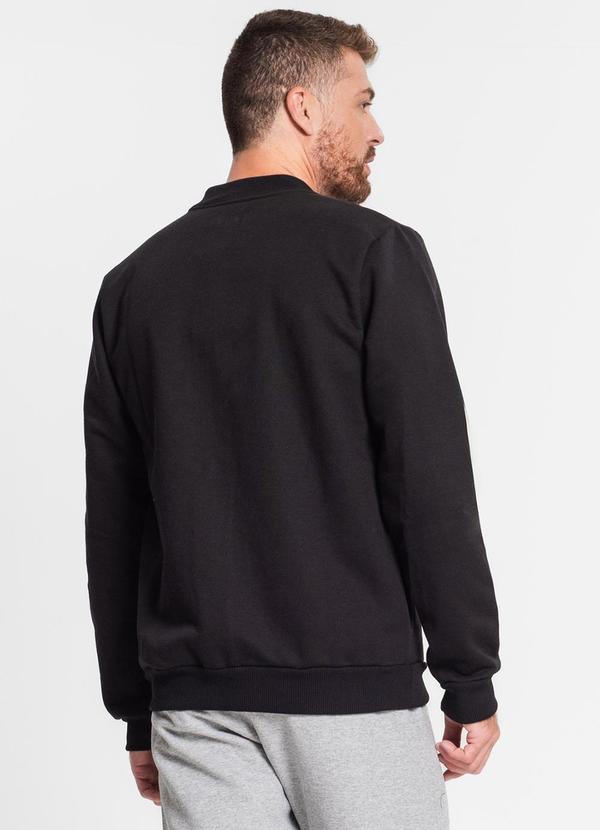 Diametro - Jaqueta Masculina em Moletom Preto 3