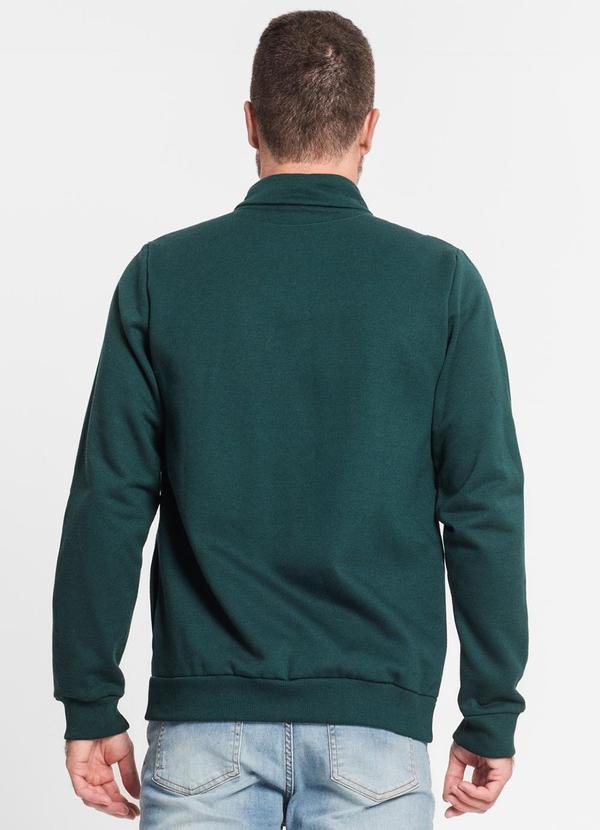 Rovitex - Jaqueta Masculina em Moletom Verde 2